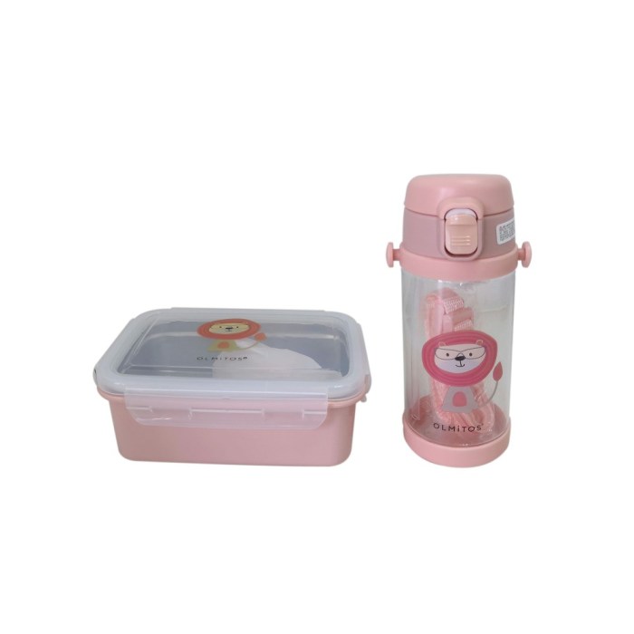 σετ φαγητού με τάπερ και μπουκάλι